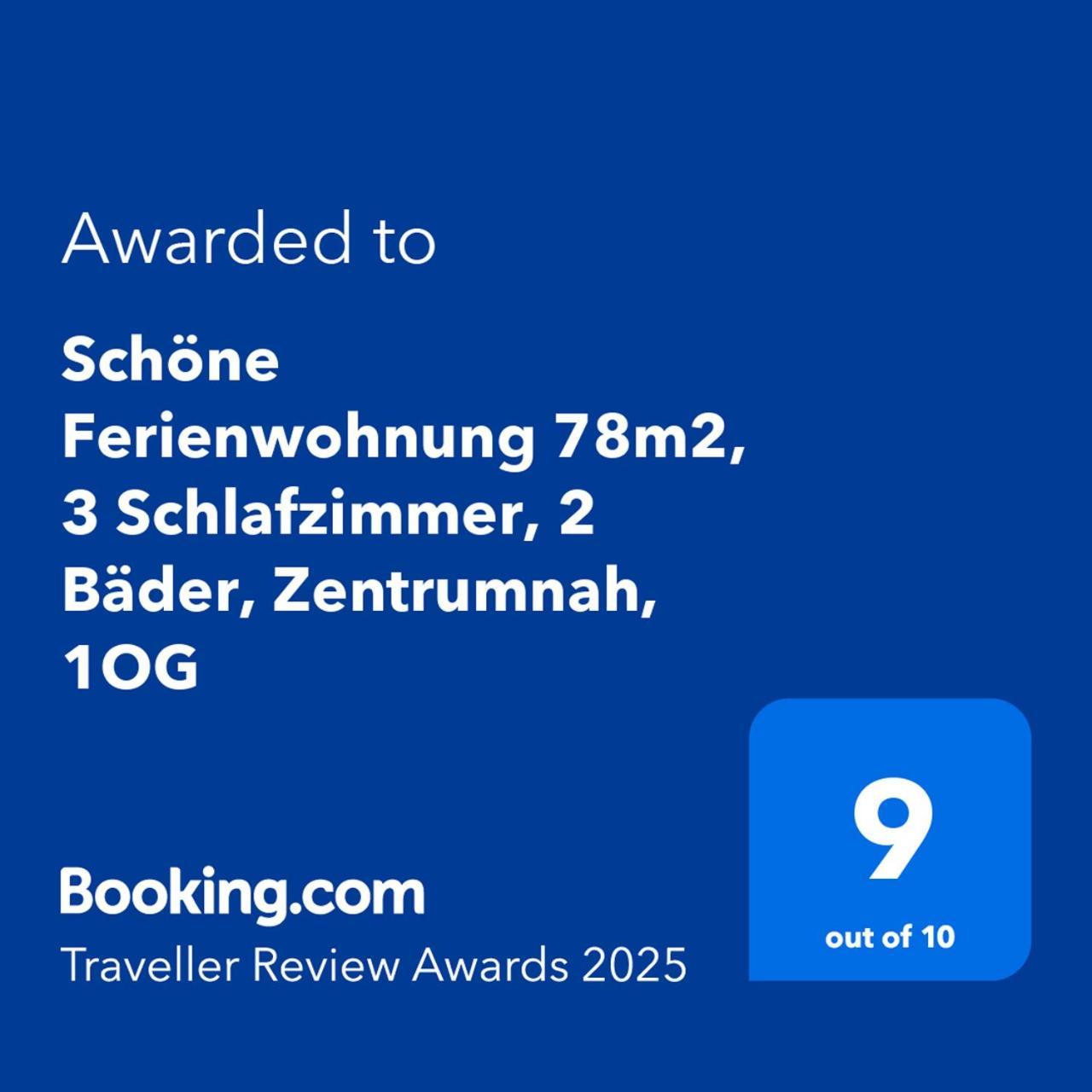 Schoene Ferienwohnung 78M2, 3 Schlafzimmer, 2 Baeder, Zentrumnah, 1Og Ерфурт Екстериор снимка